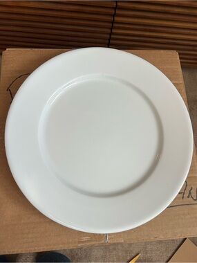 White Apilco Tres Grande Dinner Plates 12” inches